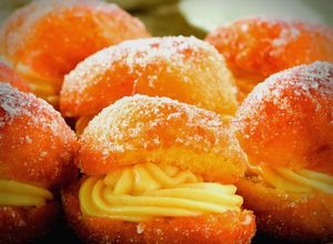 Foto principal de Pelotas de fraile rellenas con crema. (Thermomix)