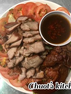 Hình của món Lưỡi Heo Khìa Nước Dừa.