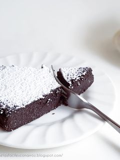 Una foto de Riquísima torta de chocolate SIN GLUTEN NI LACTOSA con arroz hervido y harina de arroz (ECONÓMICA)
