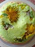 Tortita jardinera - con flores comestibles