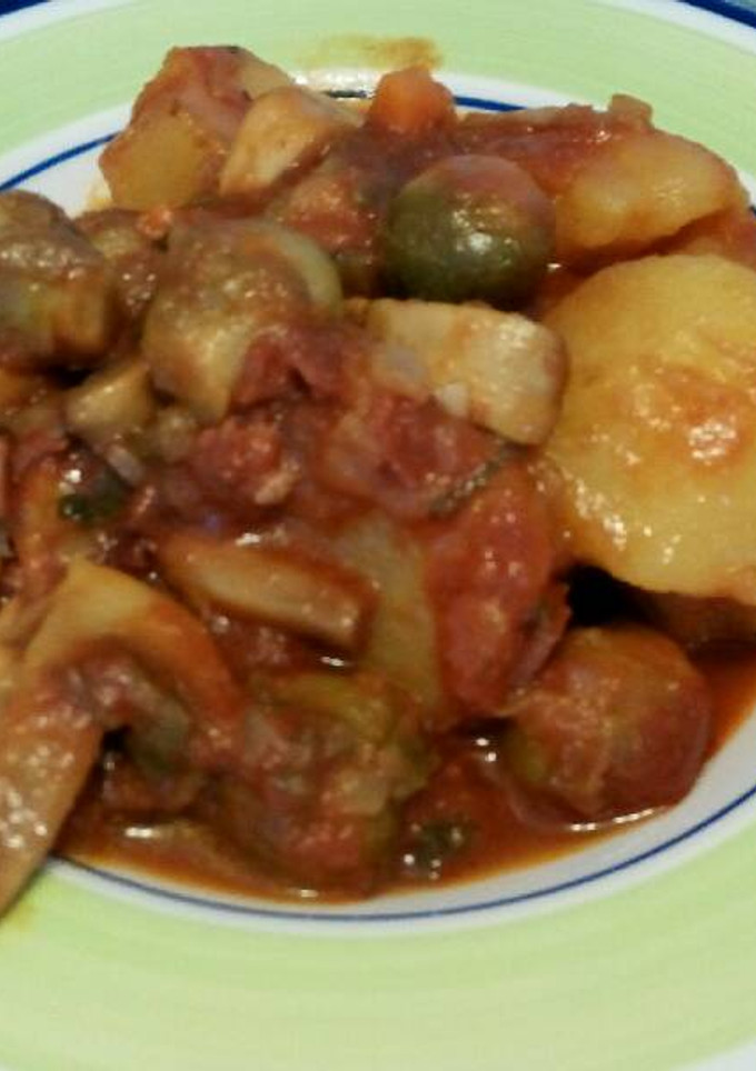 Una foto de Verduras estofadas
