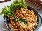 Gambar mie gomak ayam