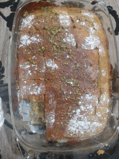 عکسی از دستور کیک نسکافه ای