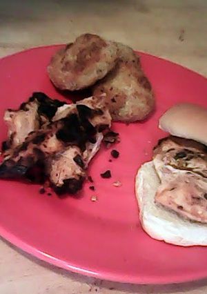 A picture of Bbq Jerk Chicken Sandwiches.