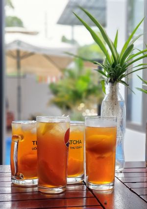 Hình của món Trà đào.