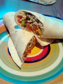 A picture of soft shell taco oh so good.