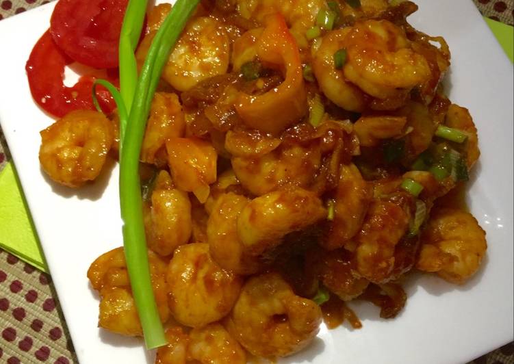 Resep Udang goreng mentega simpel yang Bikin Ngiler