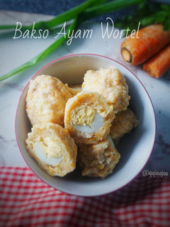 Foto resep Bakso Ayam wortel