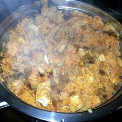 A picture of kabsa khaleeji UAE recipe (arabian gulf).