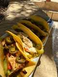 Tacos de pollo sin gluten en airfryer