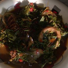 A picture of Spinach soup.