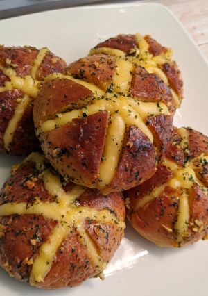Foto resep Korean Garlic Cheese Bread Ekonomis