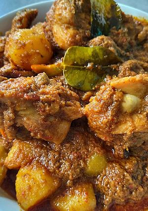 Foto resep Rendang ayam+baby kentang