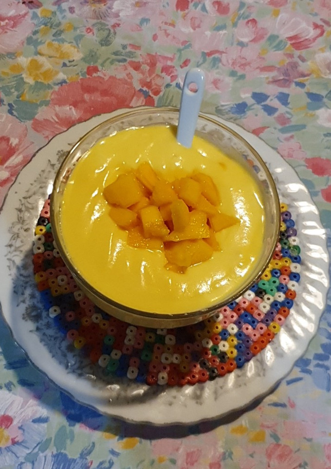 Una foto de Mousse de mango