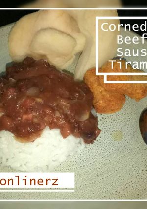 Foto resep Sarapan Praktis Corned Beef Saus Tiram