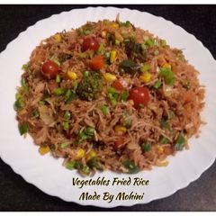 A picture of Vegetables Fried Rice.