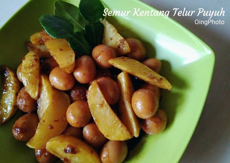Resep Semur kentang telur puyuh, Sempurna
