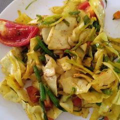 A picture of Cabbage salsa.