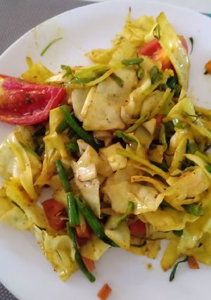 A picture of Cabbage salsa.