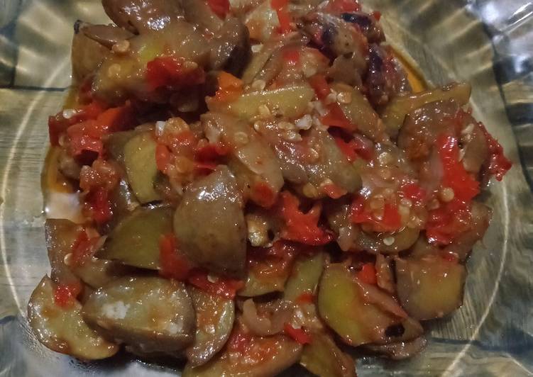 Jengkol bumbu terasi