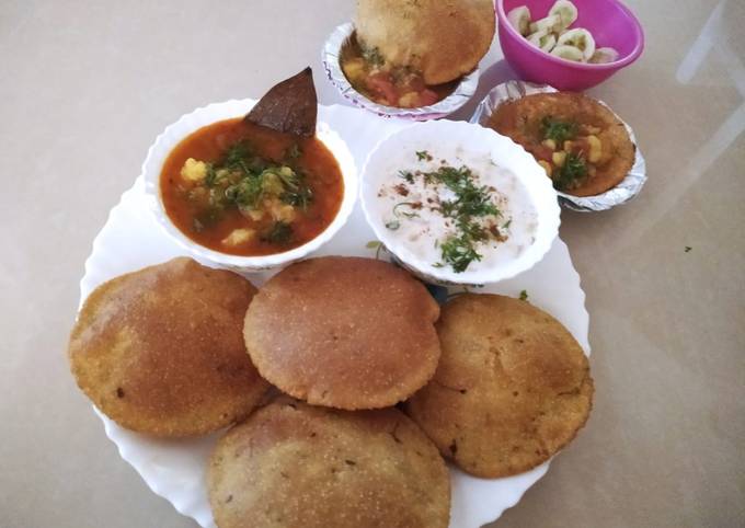 बेडमी पूरी (Bedmi Puri recipe in hindi) रेसिपी बनाने की विधि in Hindi
