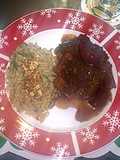 Pollo negro con Vegetales