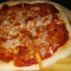 A picture of DOMINO'S STYLE PIZZA AT HOME.