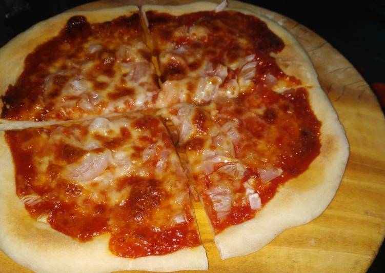 Recipe: Appetizing DOMINO&amp;#39;S STYLE PIZZA AT HOME