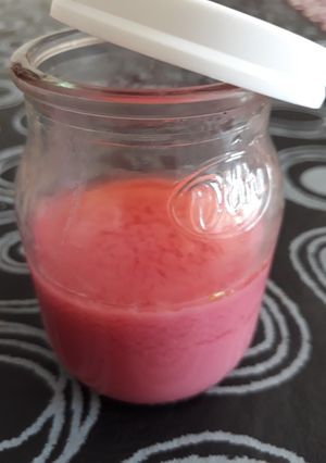 Una foto de Gelatina con yogur