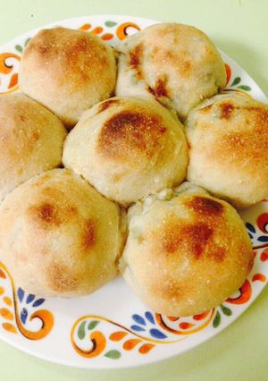 صورة لوصفة العجينة الذهبية (بالزعتر والجبنة)