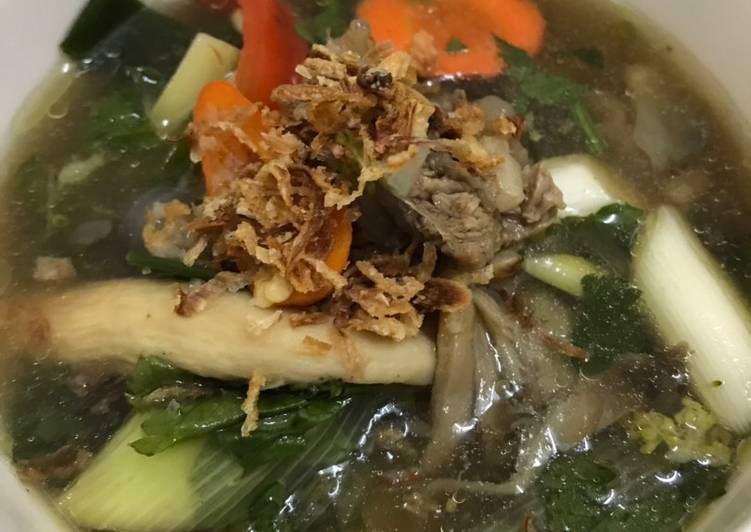 Sup daging jamur #selasadisurga