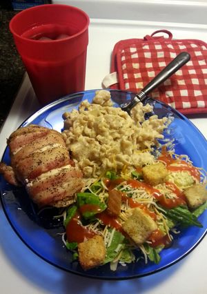 A picture of Bacon Wrapped Jalapeno Popper Chicken.