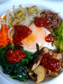 Foto resep BIBIMBAP (Nasi Campur Korea)