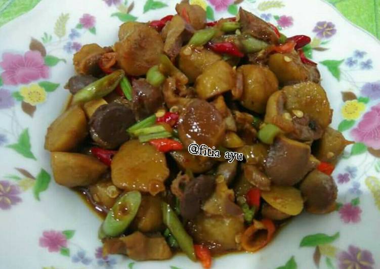 Resep Tumis ati ampela Lezat