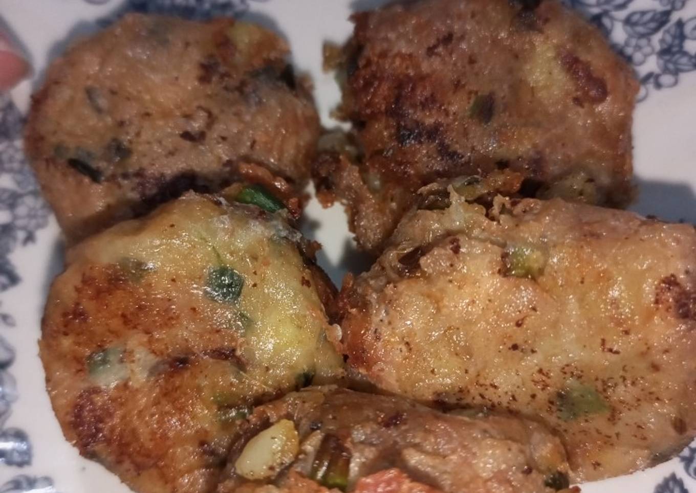 Perkedel Isi Ayam