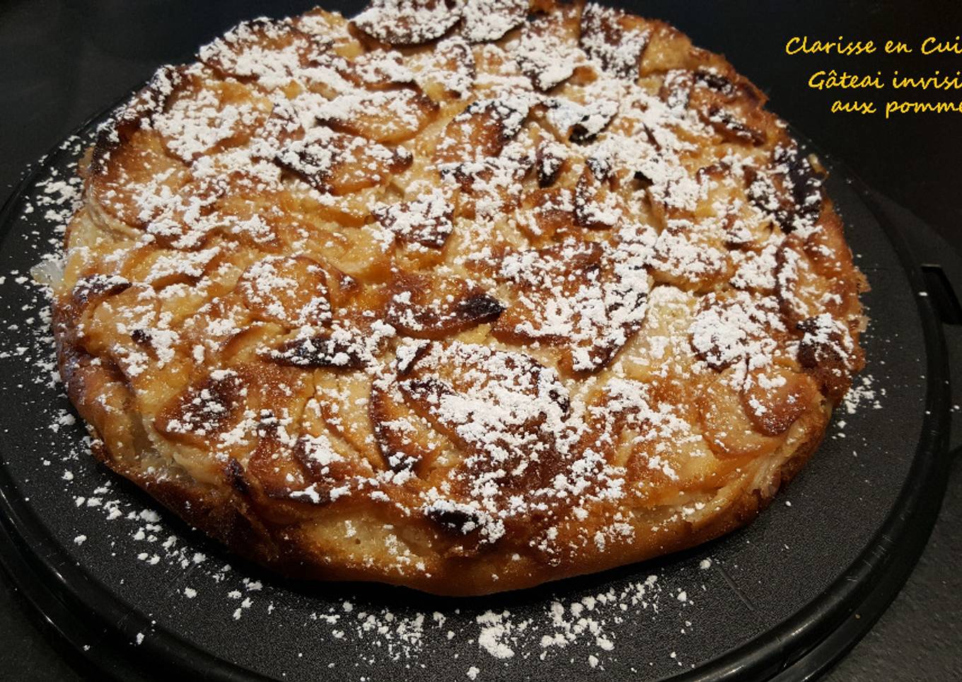 Gâteau invisible aux pommes