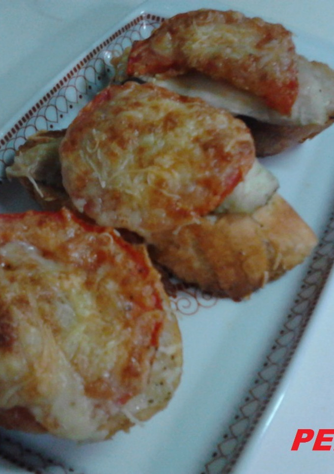 Una foto de Tostas de berenjena de Calabria