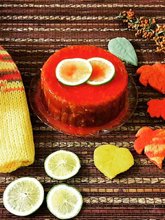 عکسی از دستور کیک پرتقالی با سس