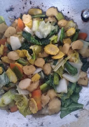 Foto resep Capcay Bakso Ayam