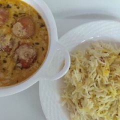 A picture of Malai kofta.
