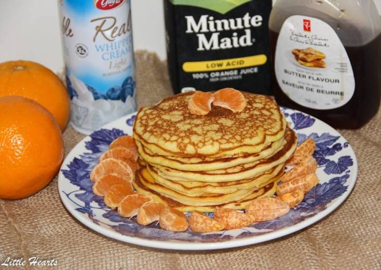 Creamsicle Orange Pancakes