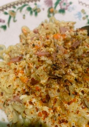 Foto resep Mie Instan Carbonara