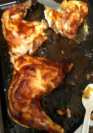 A picture of Oven BBQ Chicken.