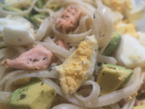 Pasta con salmón