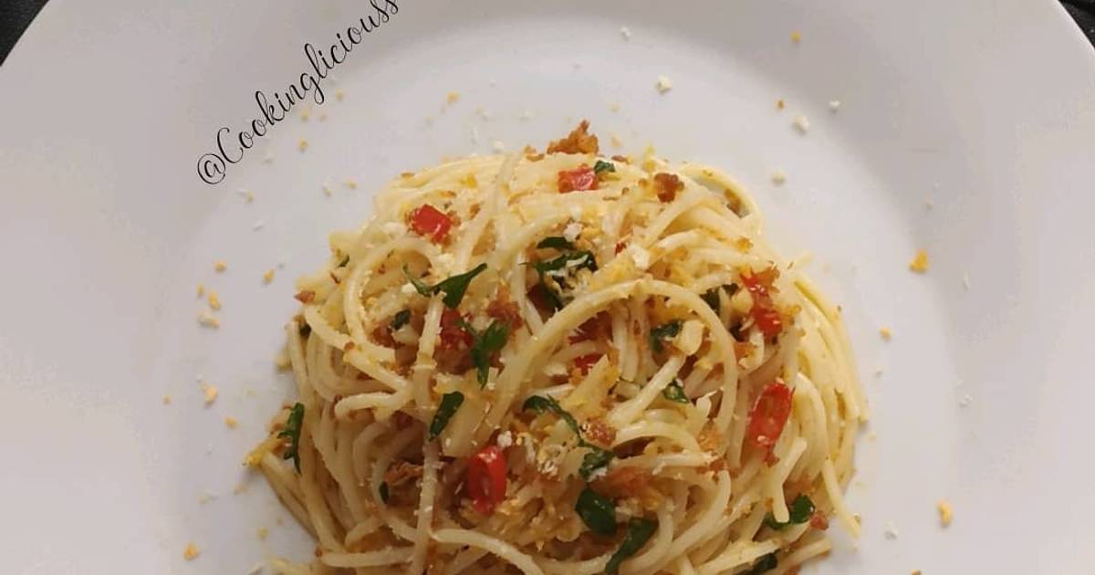 Resep Spaghetti Aglio Olio E Peperoncino Oleh Cookingliciouss Cookpad