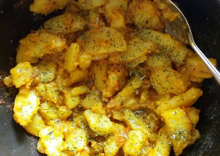 Dry Methi Aloo