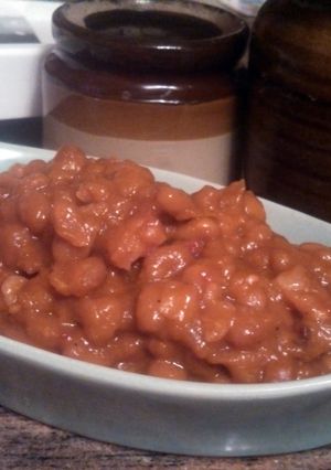A picture of Spicy Baked Beans.