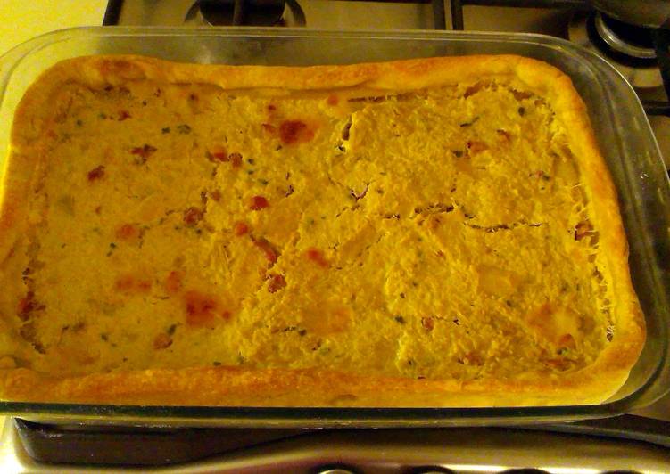 Steps to Prepare Quick Cauliflower and Cheese Pie