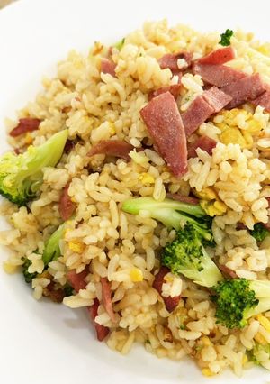 Foto resep Nasi Goreng Smoked beef brokoli
