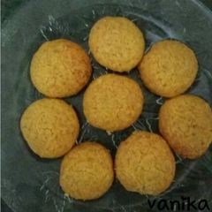 A picture of Eggless besan cookies.